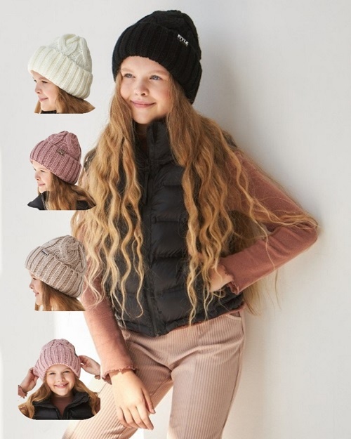 Зимова шапка для дівчинки оптом. арт. 3331 3331 фото