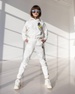 Дитячий спортивний костюм для дівчинки білий оптом А4 А4 білий фото 2