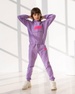 Дитячий спортивний костюм для дівчинки ліловий оптом keep going СКД kg ліловий фото 2