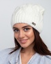 Вязана зимова жіноча шапка з флісовою підкладкою оптом- Артикул 2511 2511(о) фото 1