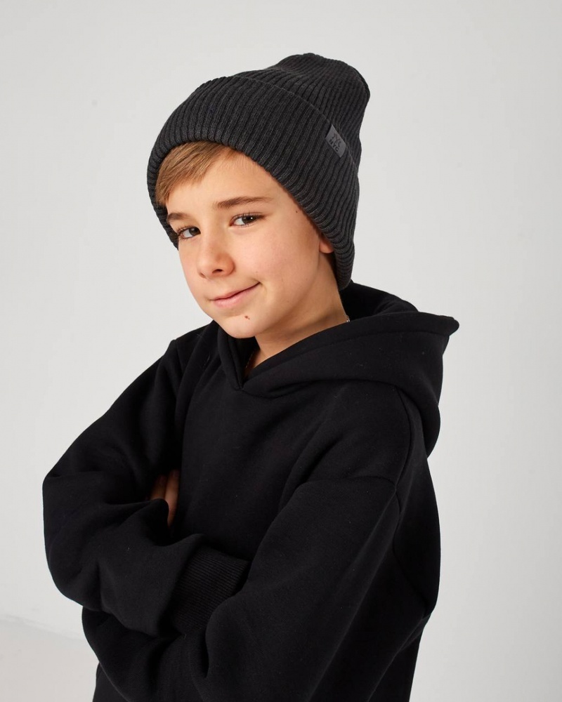 Вязана зимова шапка повністю на флісі для хлопчика оптом - Артикул 2999 2999 фото