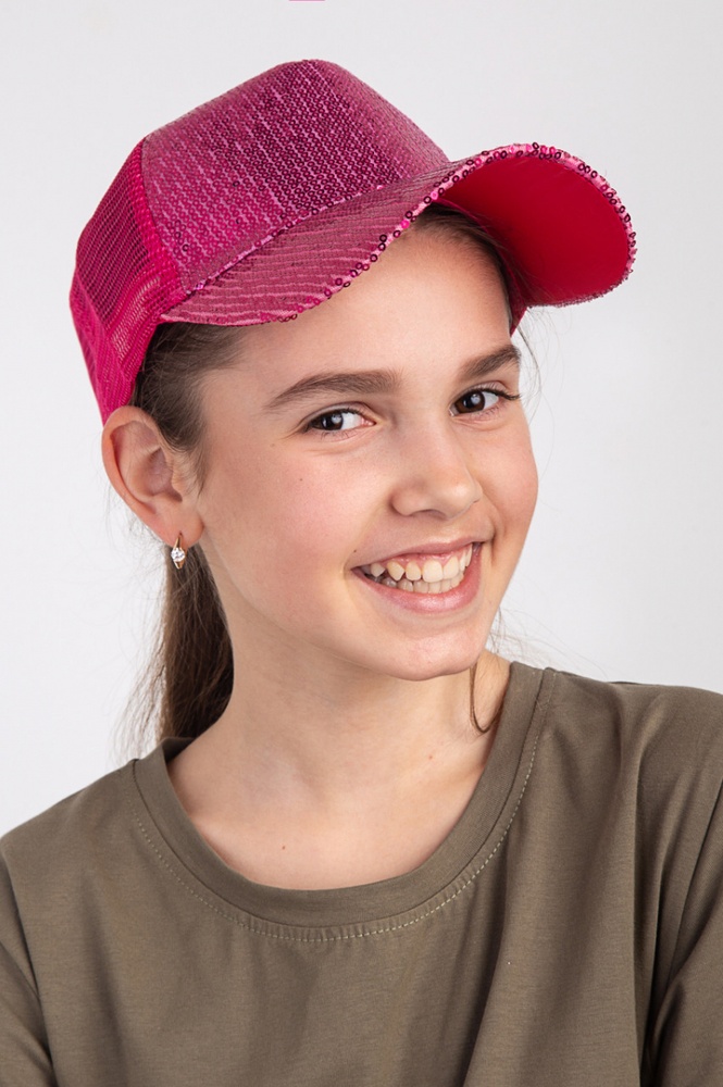 Летняя кепка для девочки оптом - Пайетки(к30) Пайетки(к30) фото