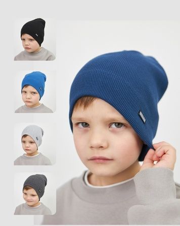 Шапка одношарова для хлопчиків арт. 3465 3465 фото