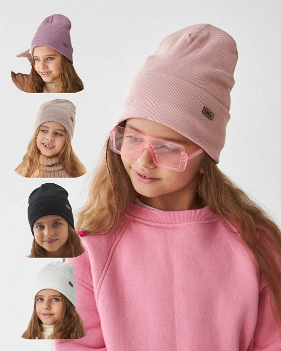 Зимова шапка для дівчинки оптом. арт. 3350 3350 фото
