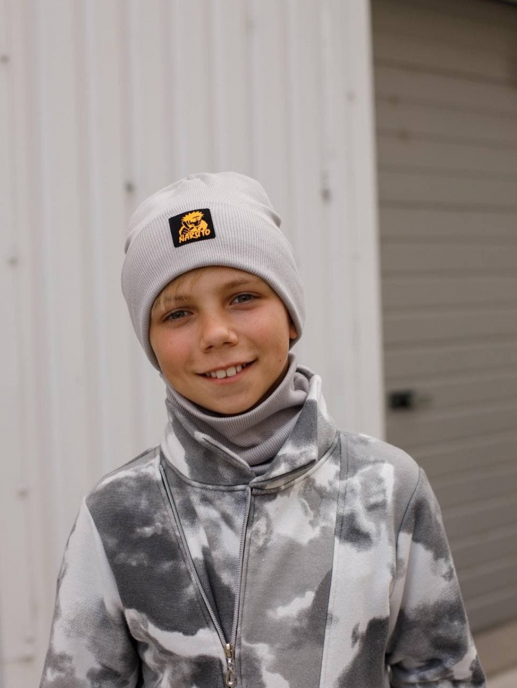 Комплект (шапка хомут) для хлопчика на весну-осінь оптом - Артикул 2944 2944 фото