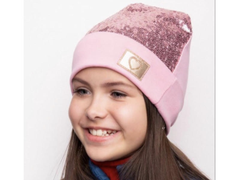 Модна шапка для дівчинки на весну-осінь оптом - Артикул 2520 2520(o) фото