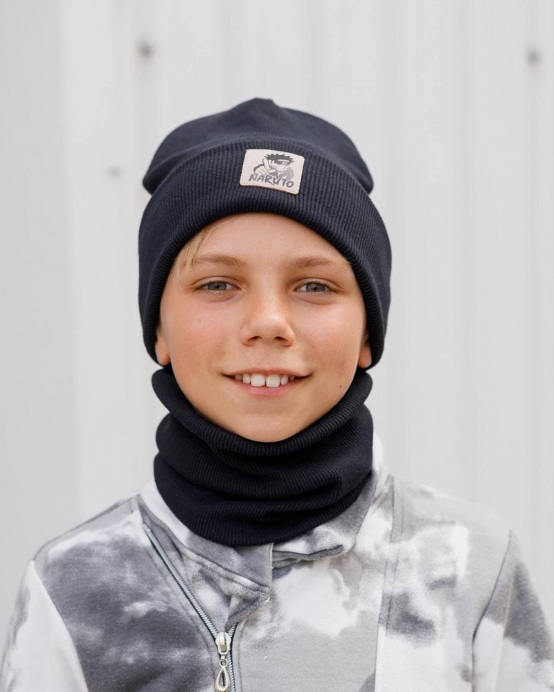 Комплект (шапка хомут) для хлопчика на весну-осінь оптом - Артикул 2946 2946 фото