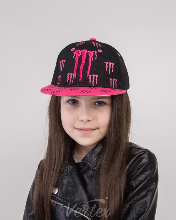 Модная кепка Snapback для девочек оптом - 82018-8 82017-8 фото